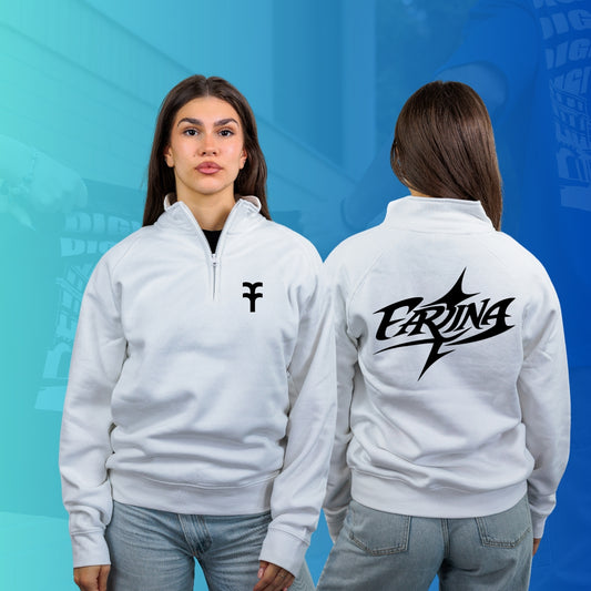 FELPA MEZZA ZIP 1 FARINA