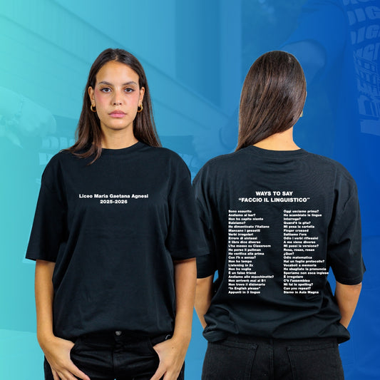 T-SHIRT OVERSIZE GAETANA AGNESI sci