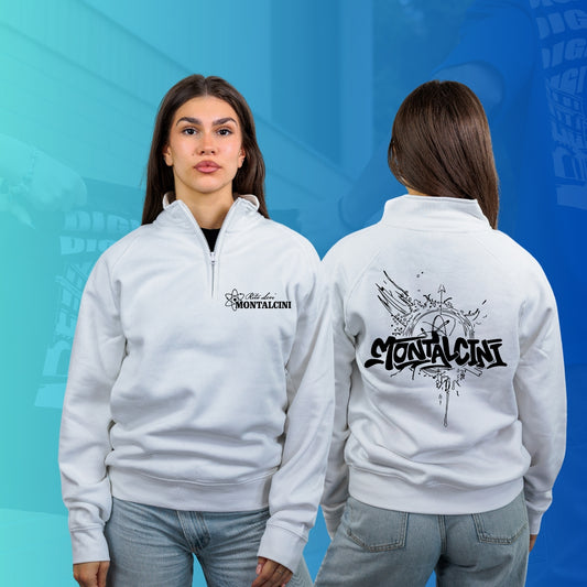 FELPA MEZZA ZIP MONTALCINI