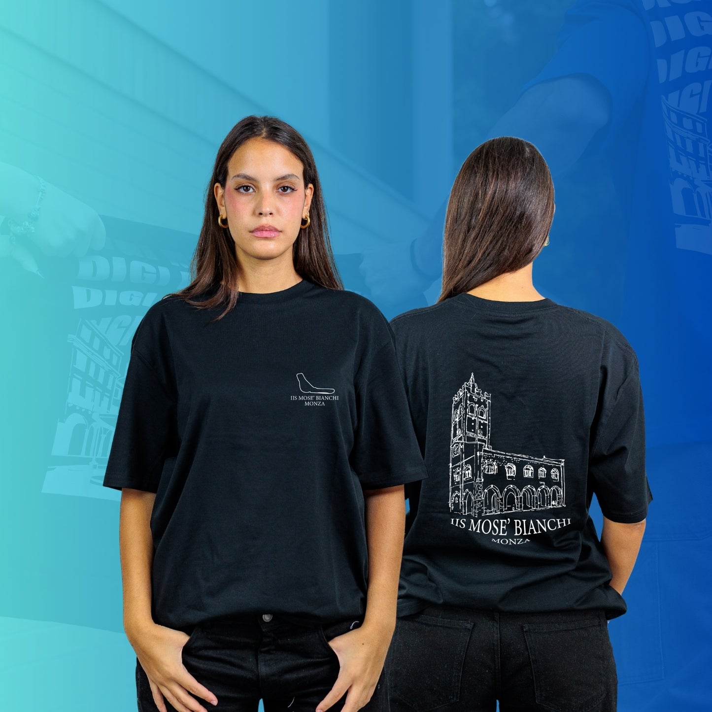 T-SHIRT OVERSIZE mod 3 MOSÈ