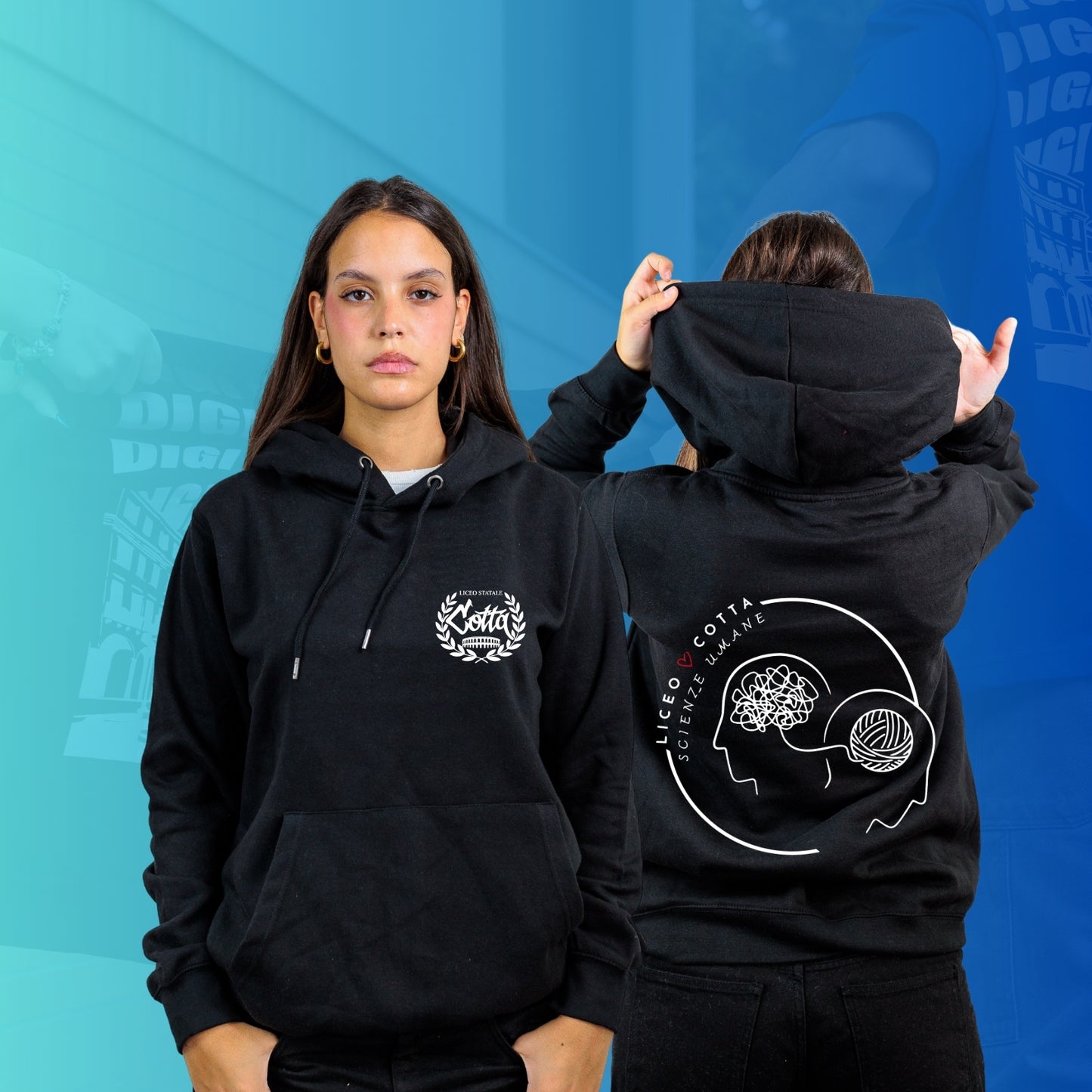 FELPA CON CAPPUCCIO COTTA 6