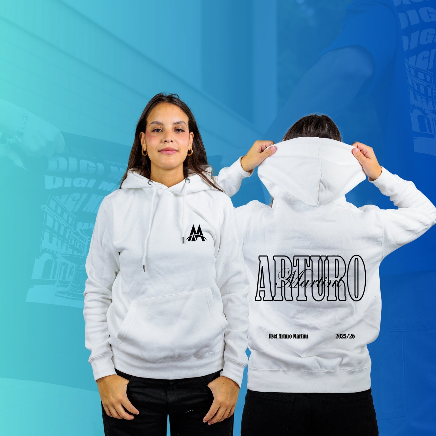 FELPA CON CAPPUCCIO ARTURO MARTINI