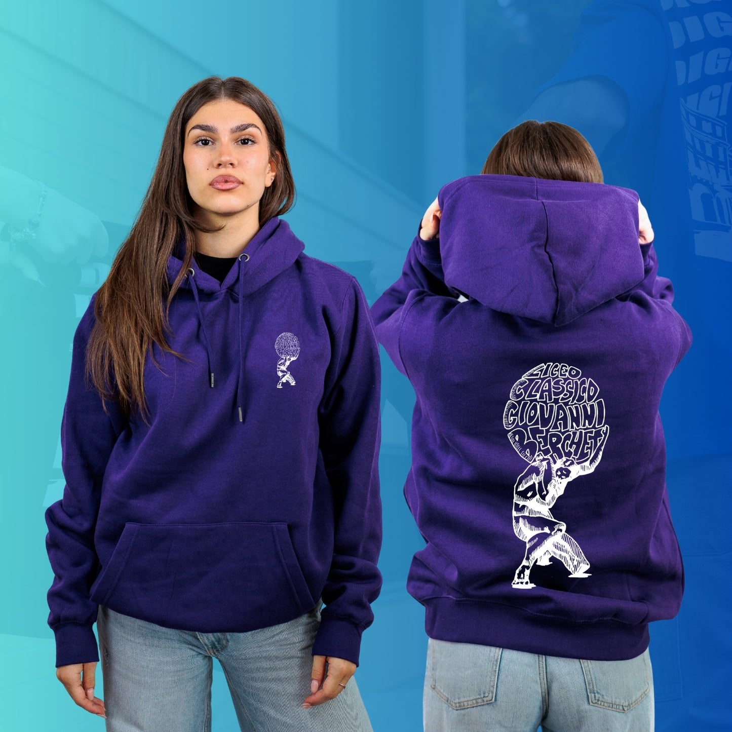 FELPA CON CAPPUCCIO BERCHET