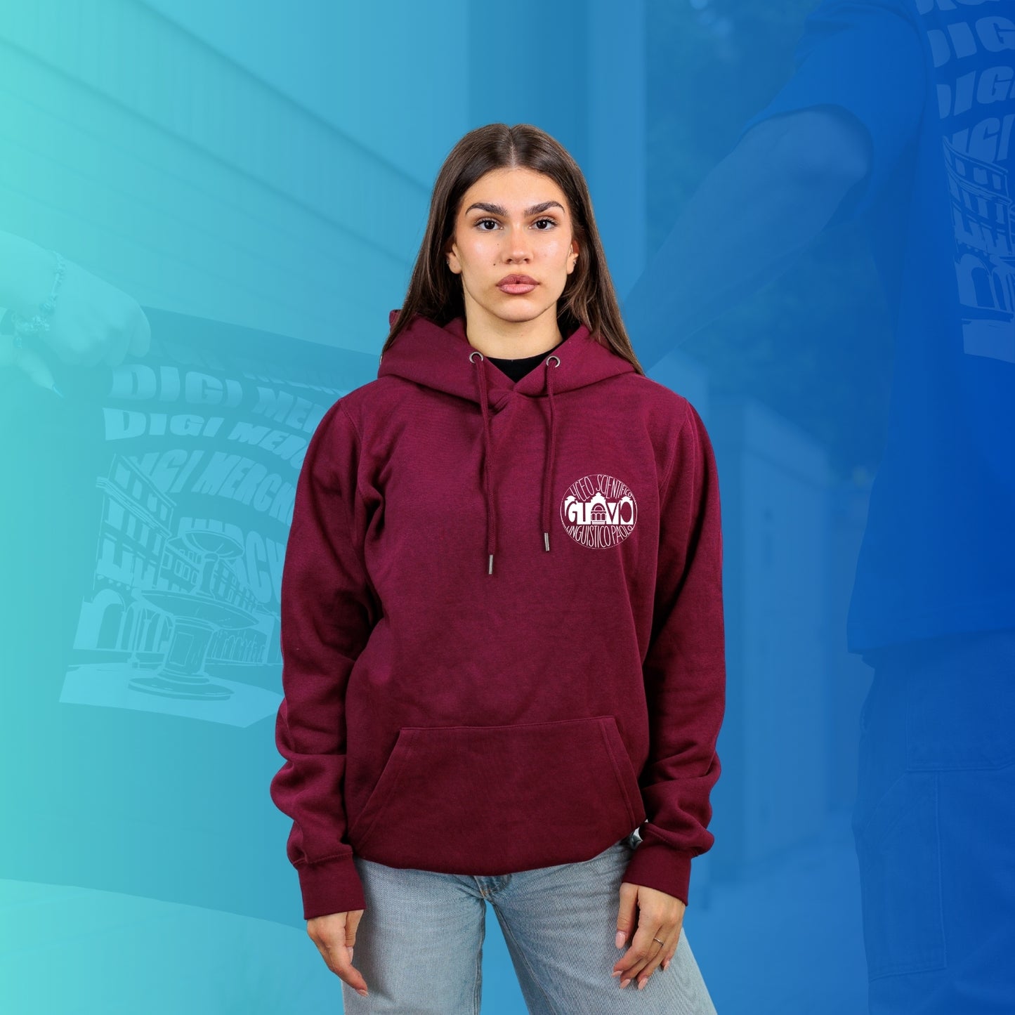 FELPA CON CAPPUCCIO 3 PAOLO GIOVIO