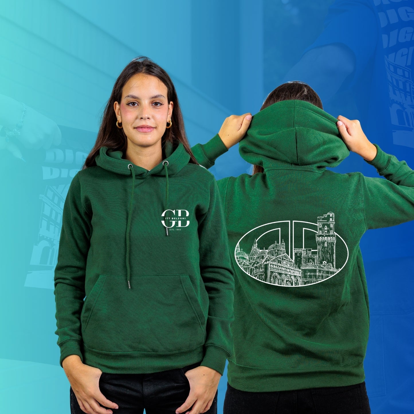 FELPA CON CAPPUCCIO mod3 BELZONI