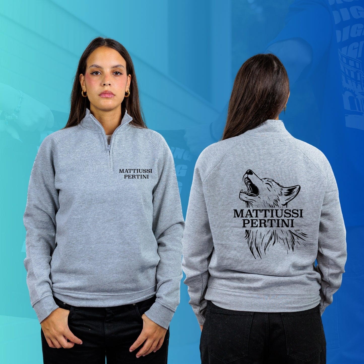 FELPA MEZZA ZIP MATTIUSSI PERTINI