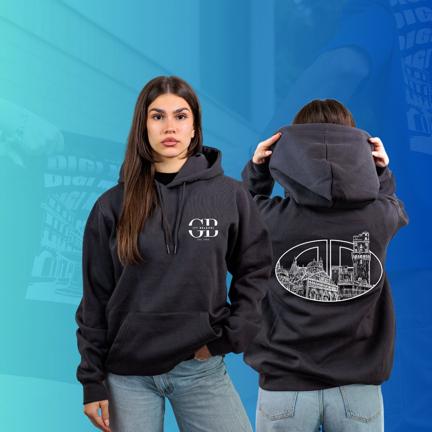 FELPA CON CAPPUCCIO mod3 BELZONI