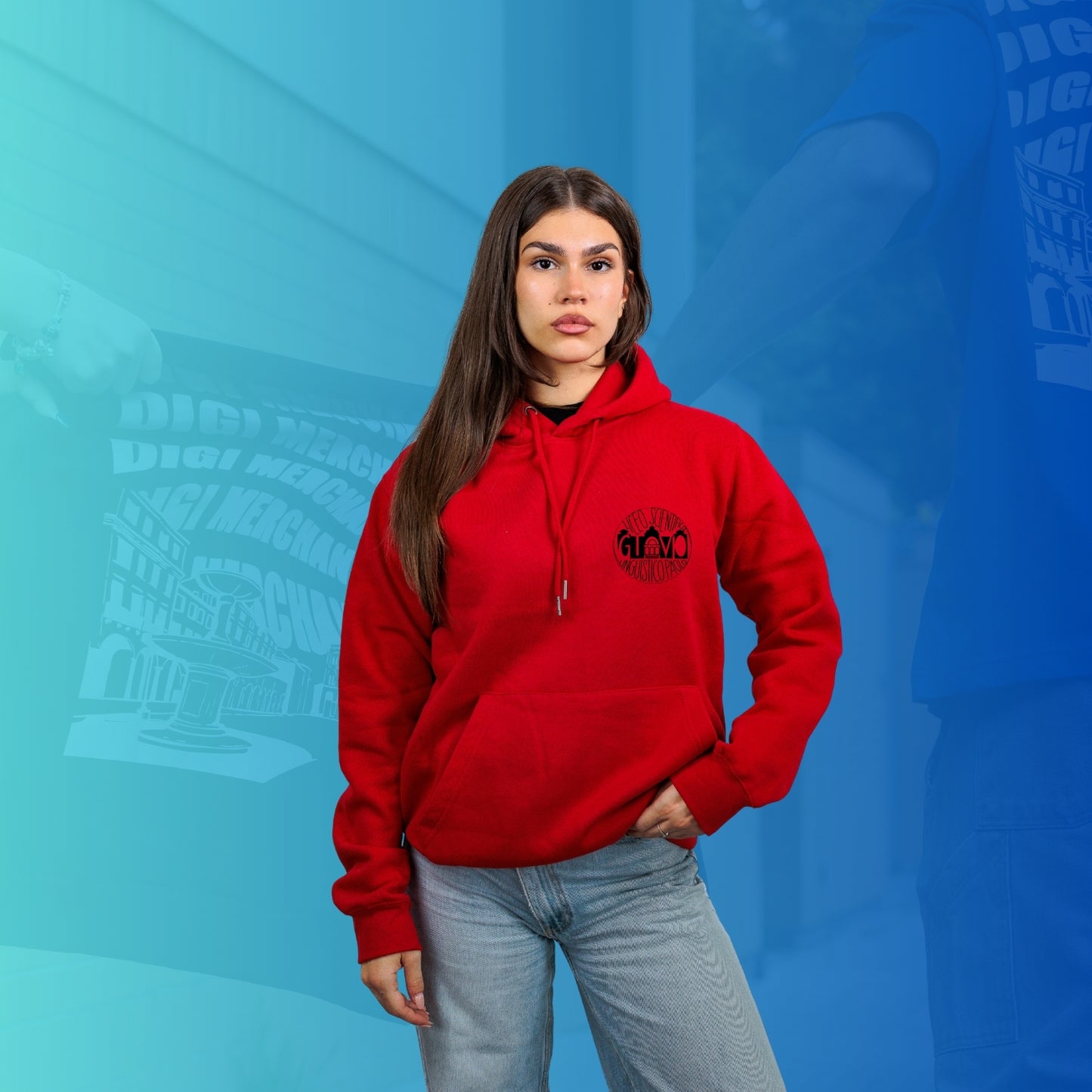 FELPA CON CAPPUCCIO 3 PAOLO GIOVIO