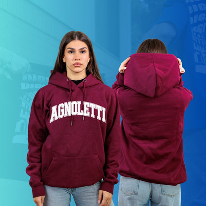 FELPA CON CAPPUCCIO AGNOLETTI