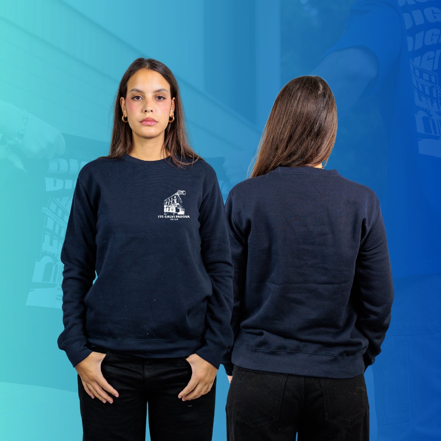 FELPA GIROCOLLO CALVI