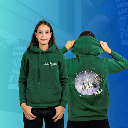 FELPA CON CAPPUCCIO AGNESI 1