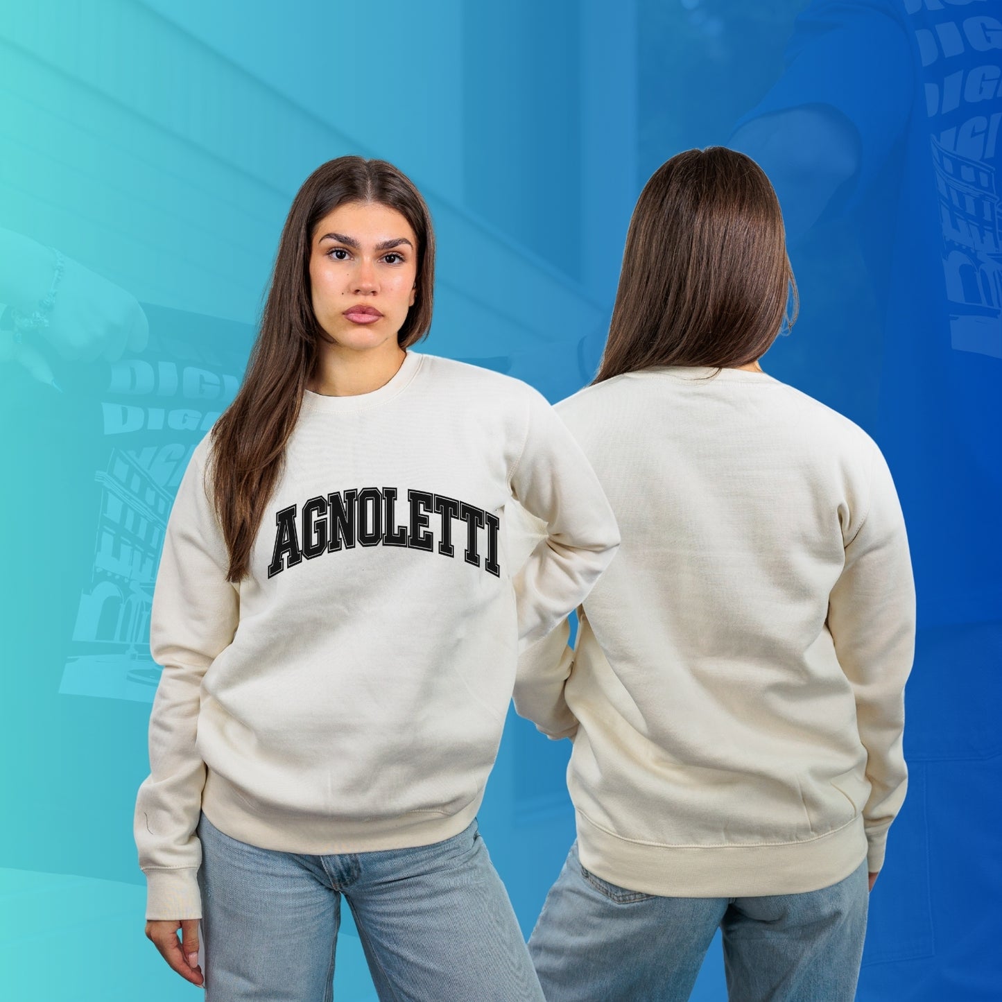 FELPA GIROCOLLO AGNOLETTI