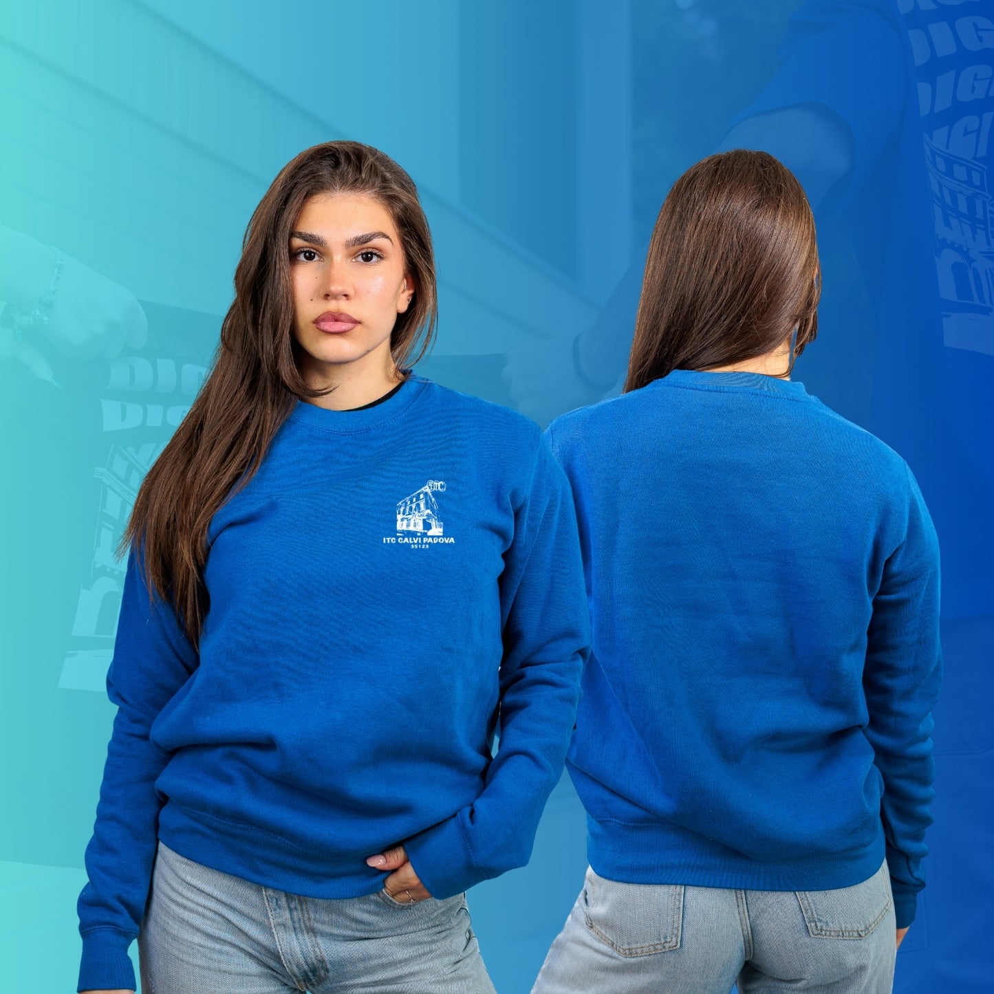 FELPA GIROCOLLO CALVI