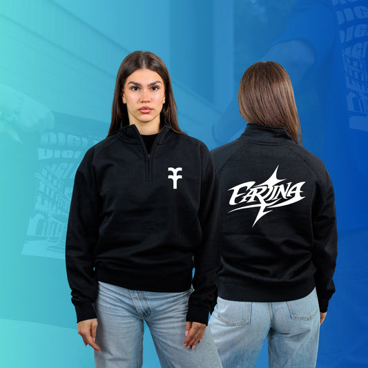 FELPA MEZZA ZIP 1 FARINA