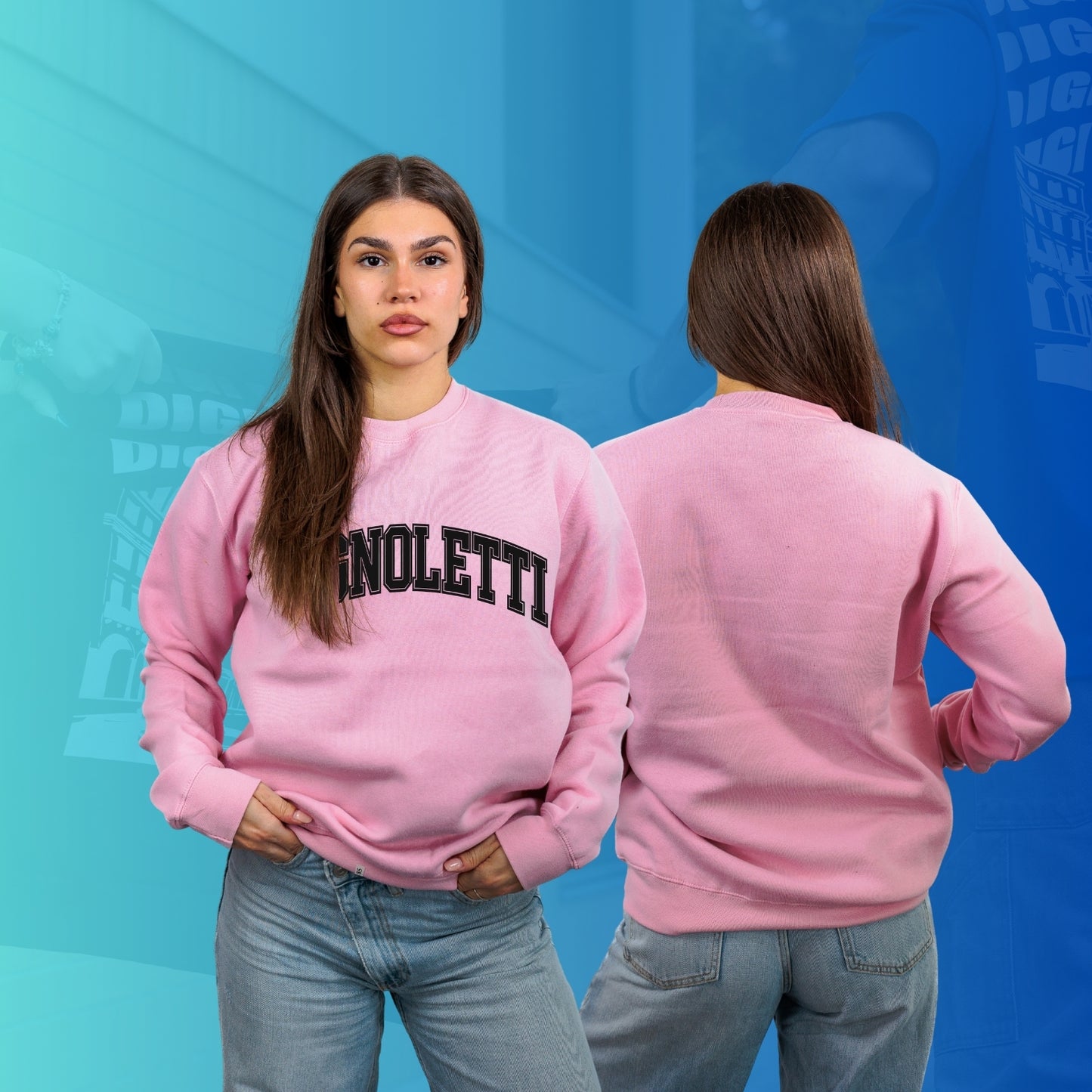 FELPA GIROCOLLO AGNOLETTI