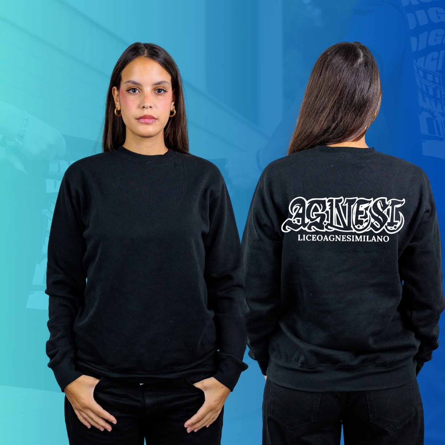 FELPA GIROCOLLO AGNESI