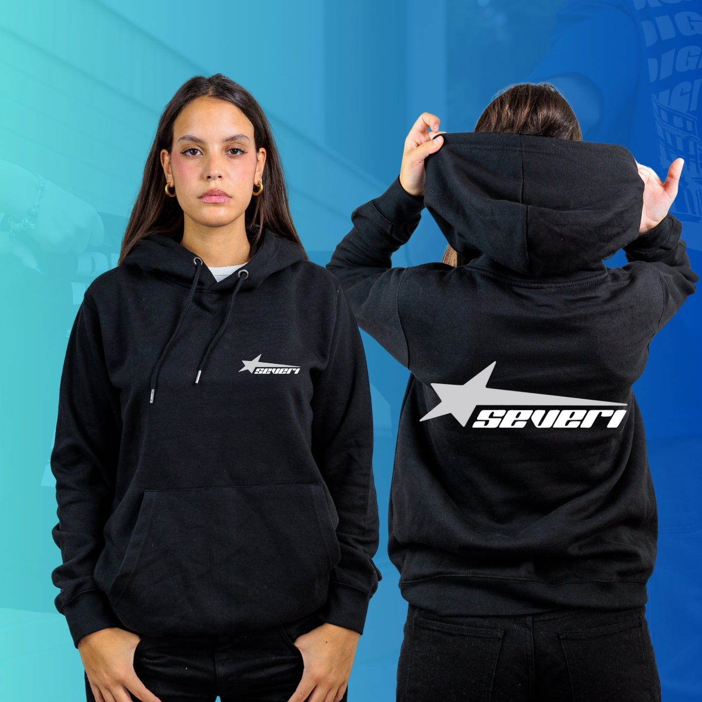 FELPA CON CAPPUCCIO SEVERI