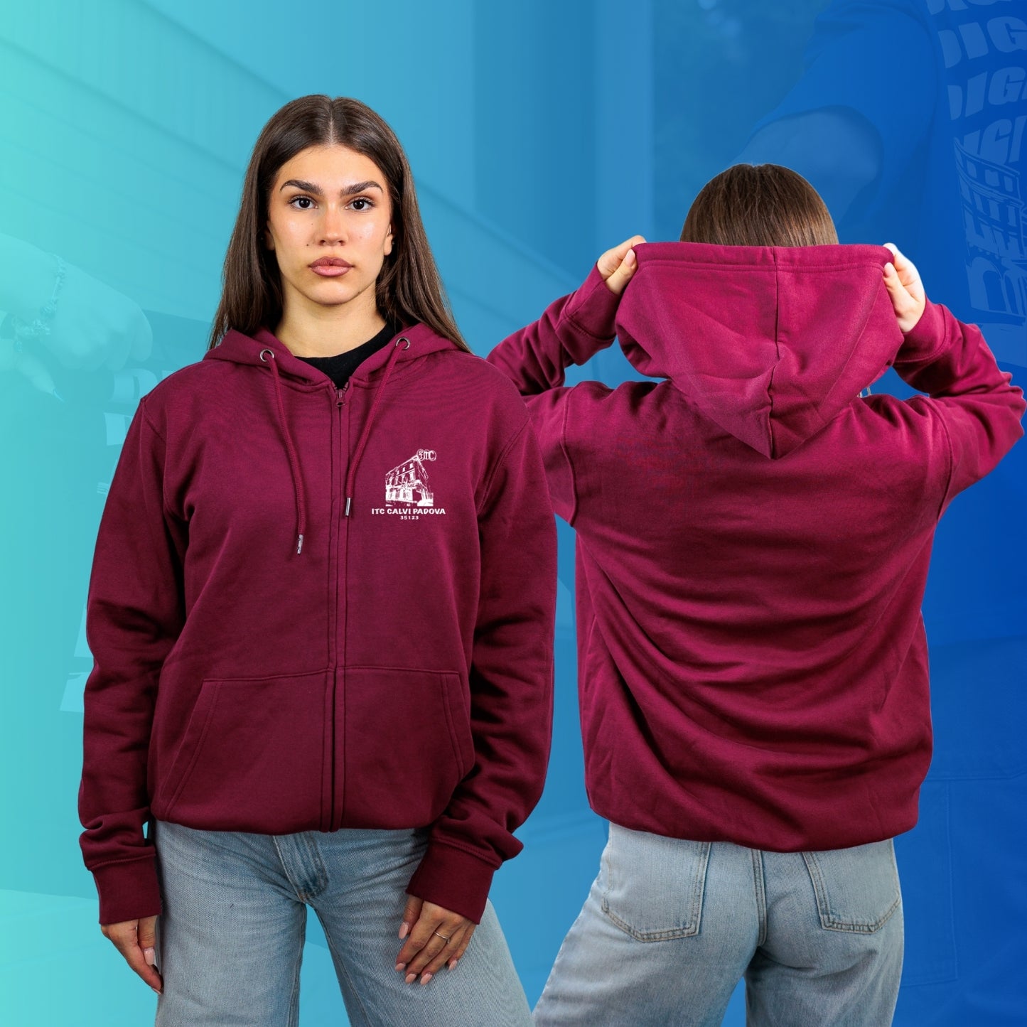 FELPA FULL ZIP CALVI