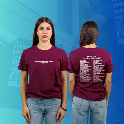 T-SHIRT GAETANA AGNESI sci