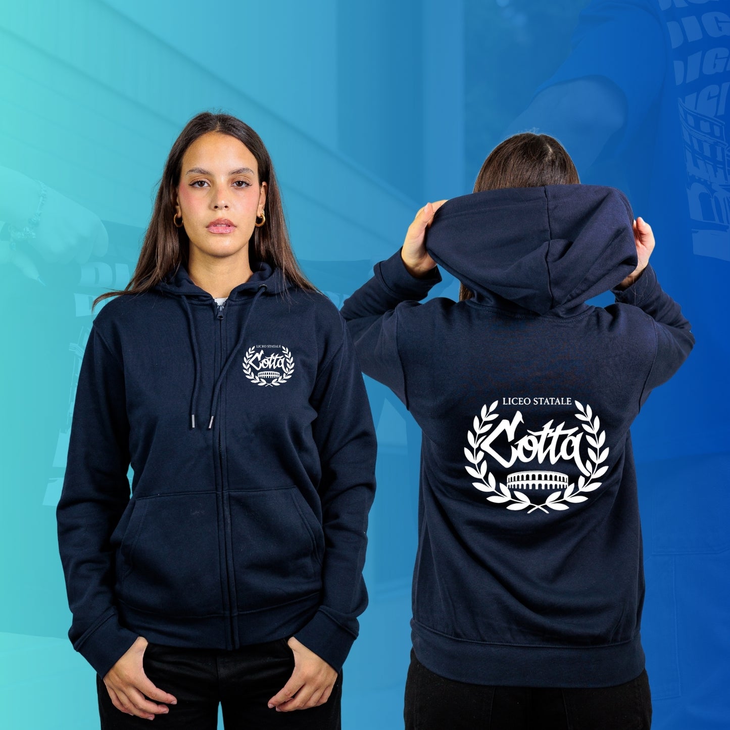 FELPA FULL ZIP COTTA