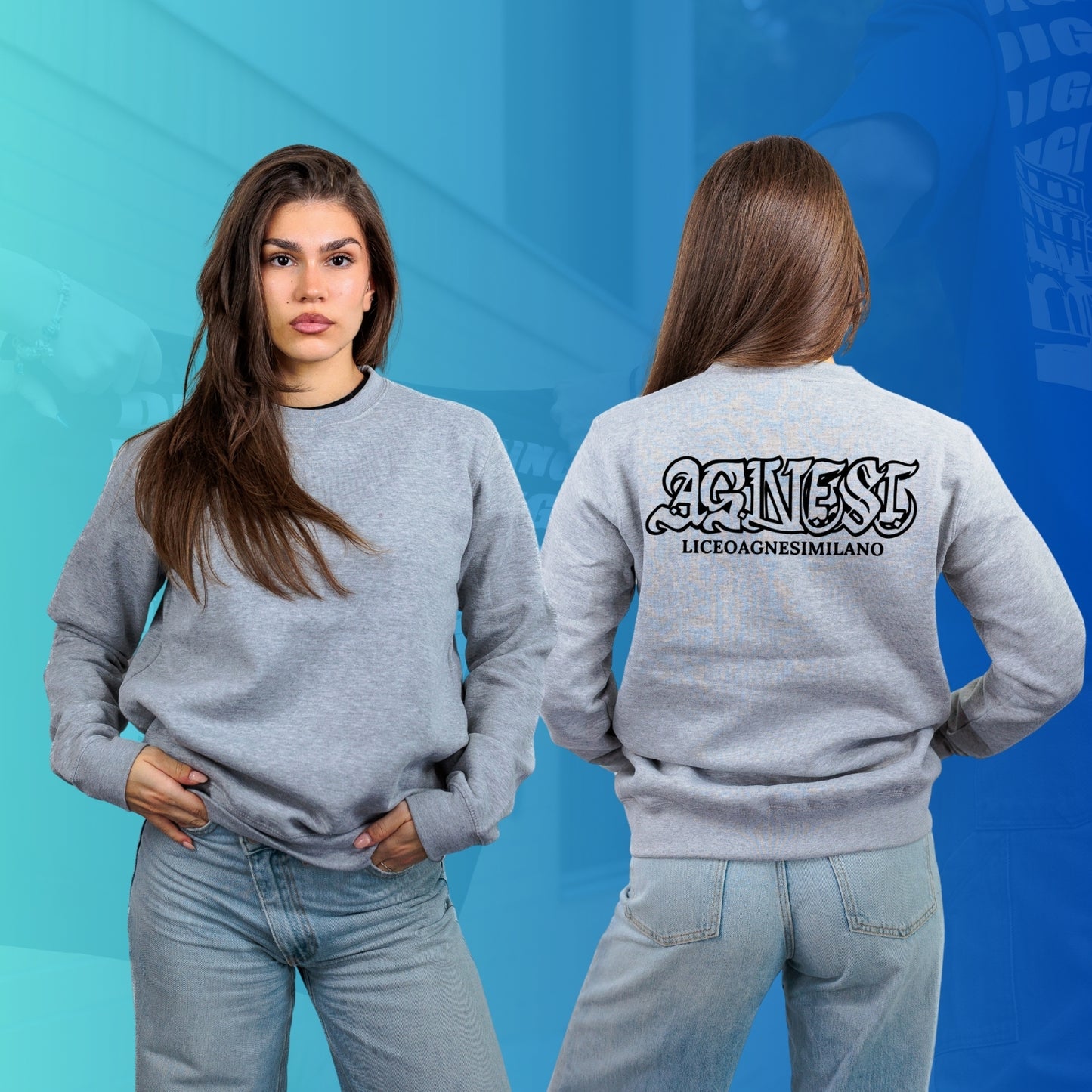 FELPA GIROCOLLO AGNESI