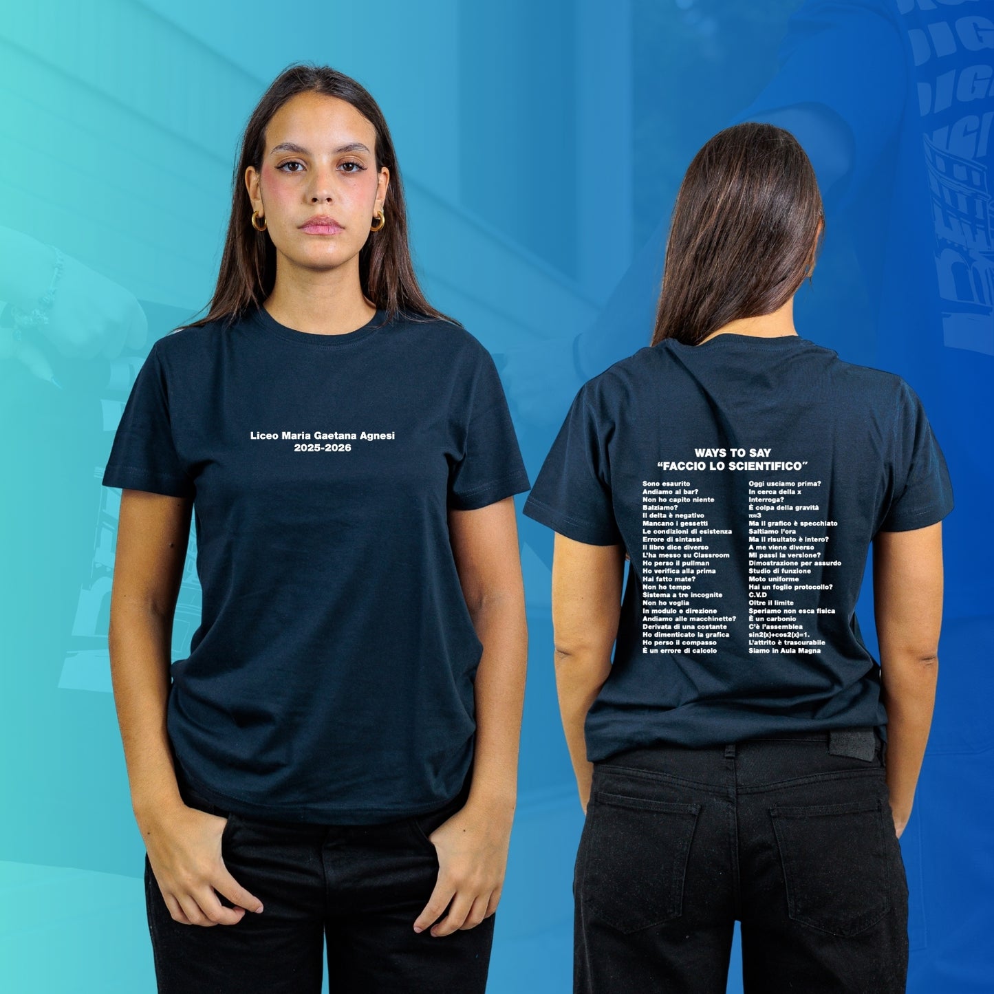 T-SHIRT GAETANA AGNESI sci