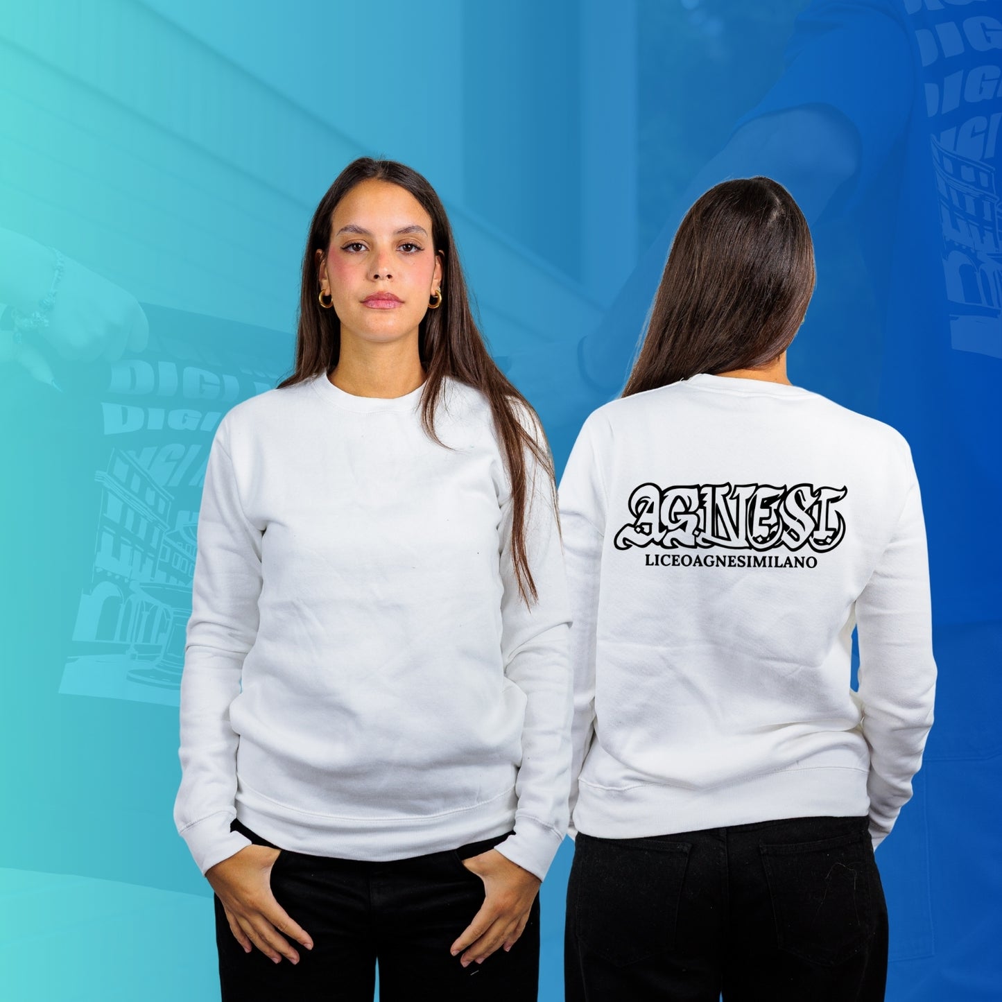 FELPA GIROCOLLO AGNESI