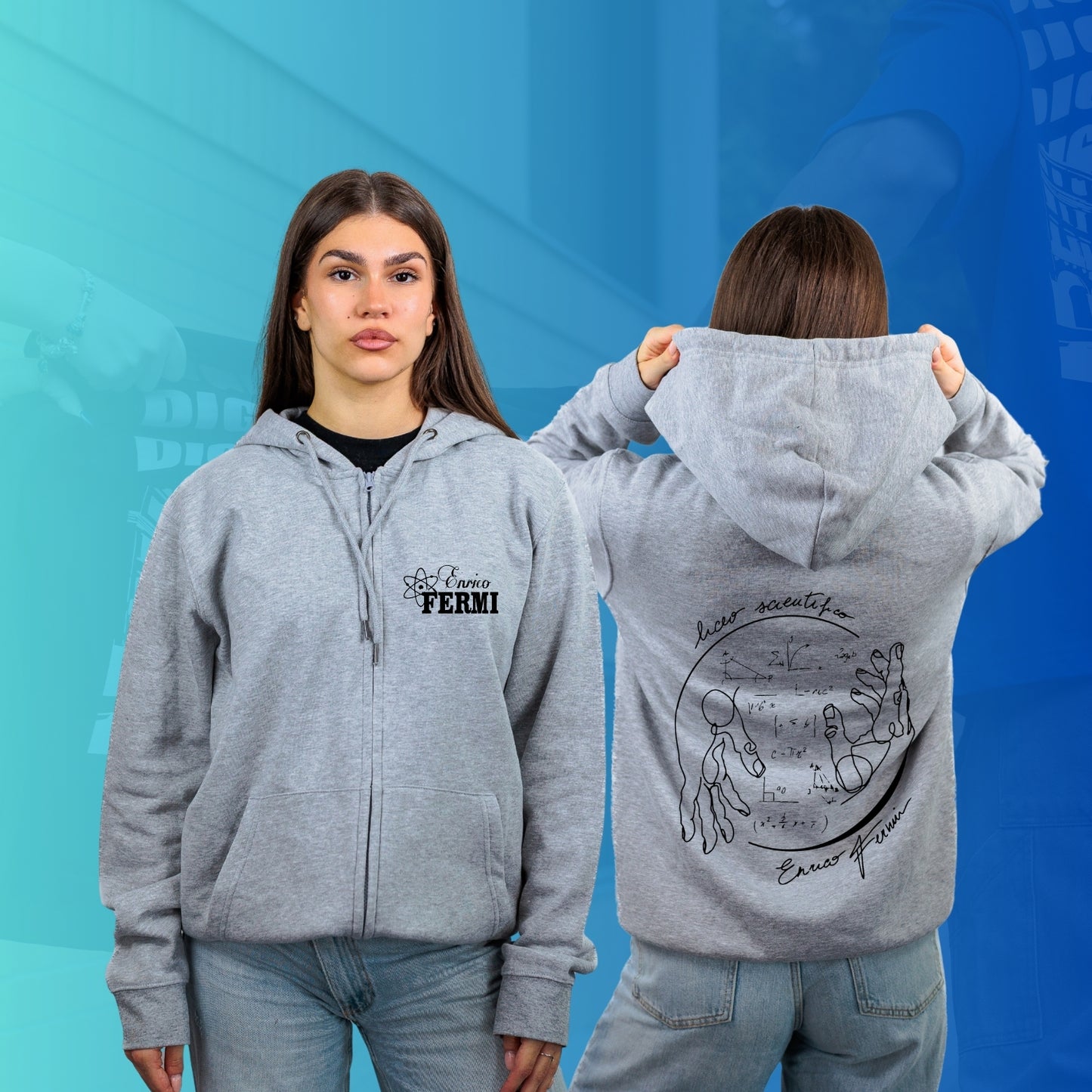 FELPA FULL ZIP FERMI
