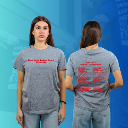 T-SHIRT GAETANA AGNESI sci