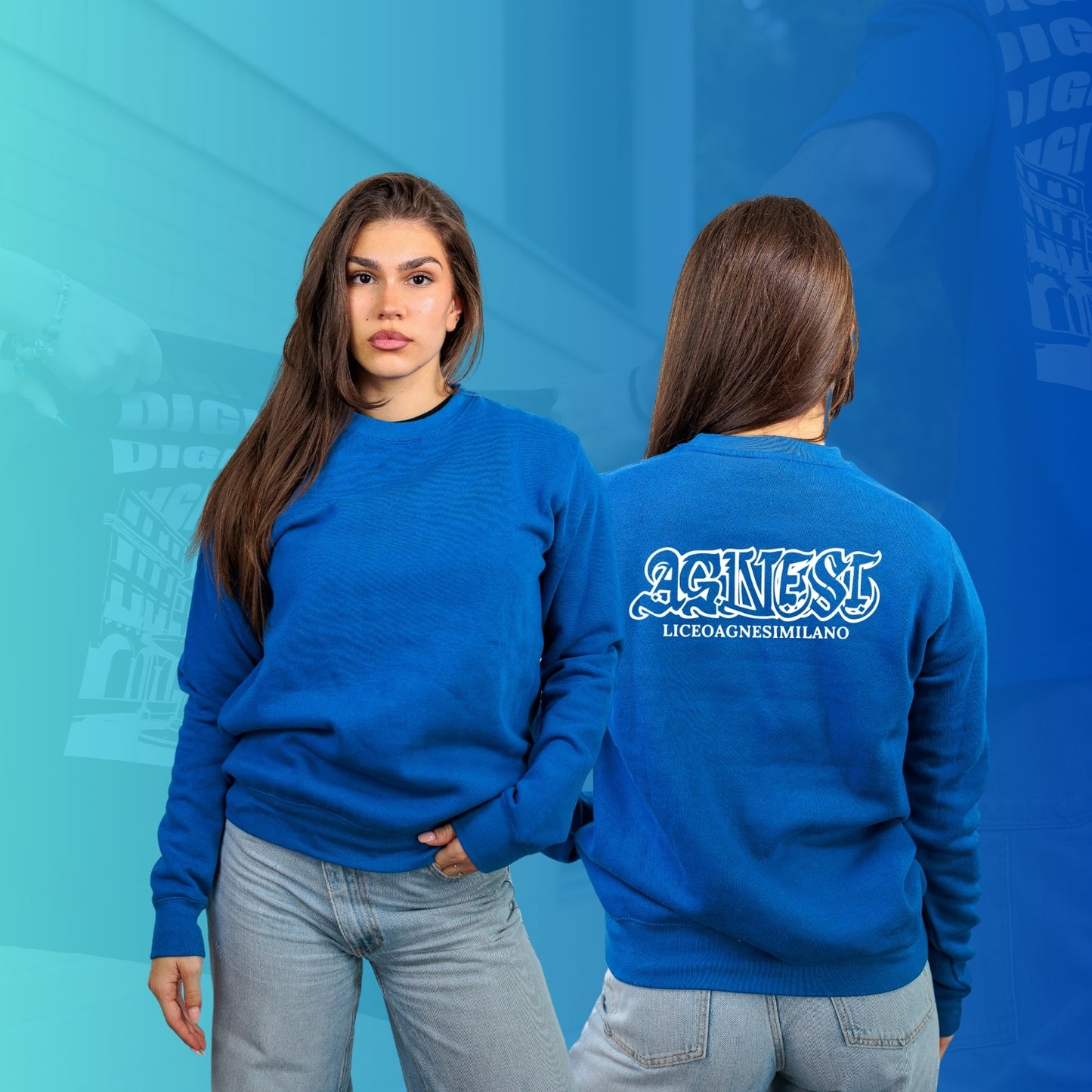 FELPA GIROCOLLO AGNESI