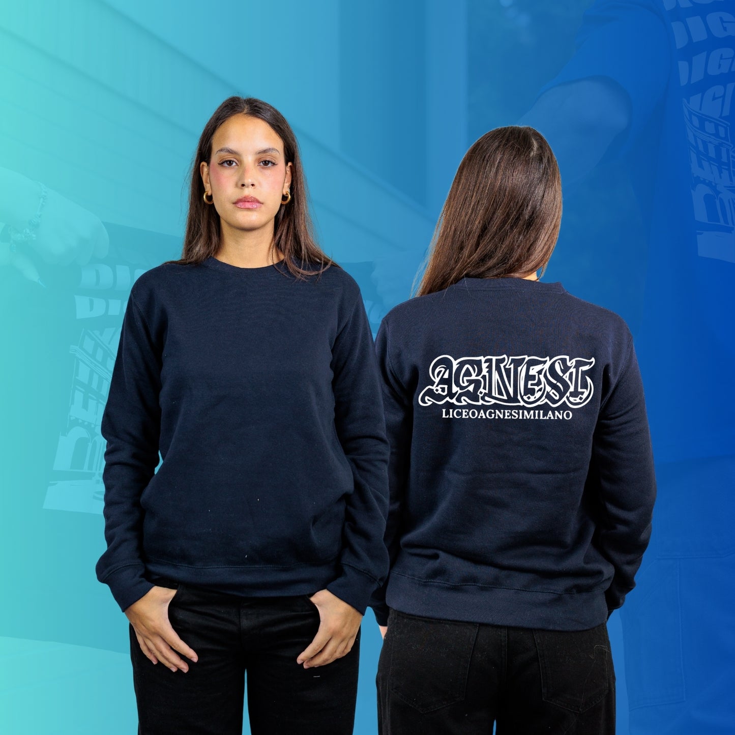 FELPA GIROCOLLO AGNESI