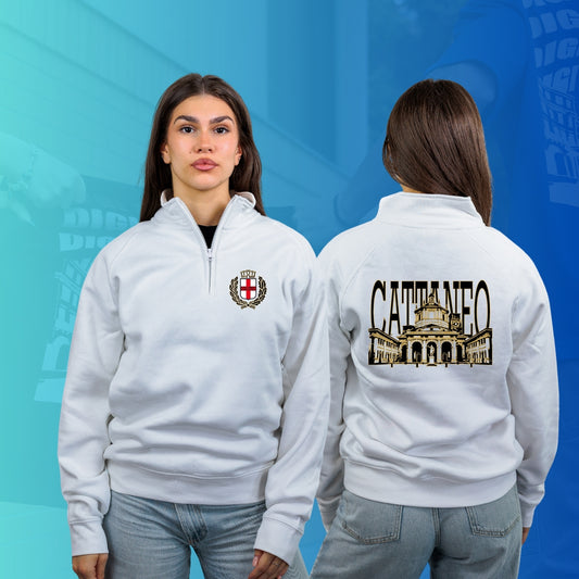 FELPA MEZZA ZIP CATTANEO