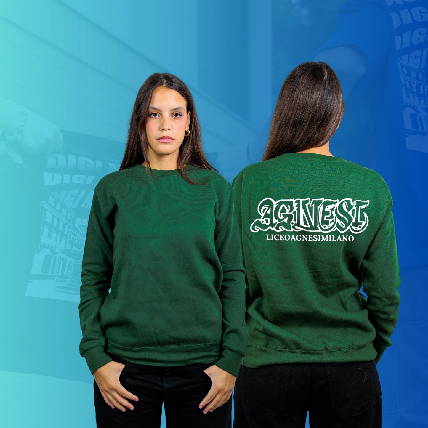 FELPA GIROCOLLO AGNESI