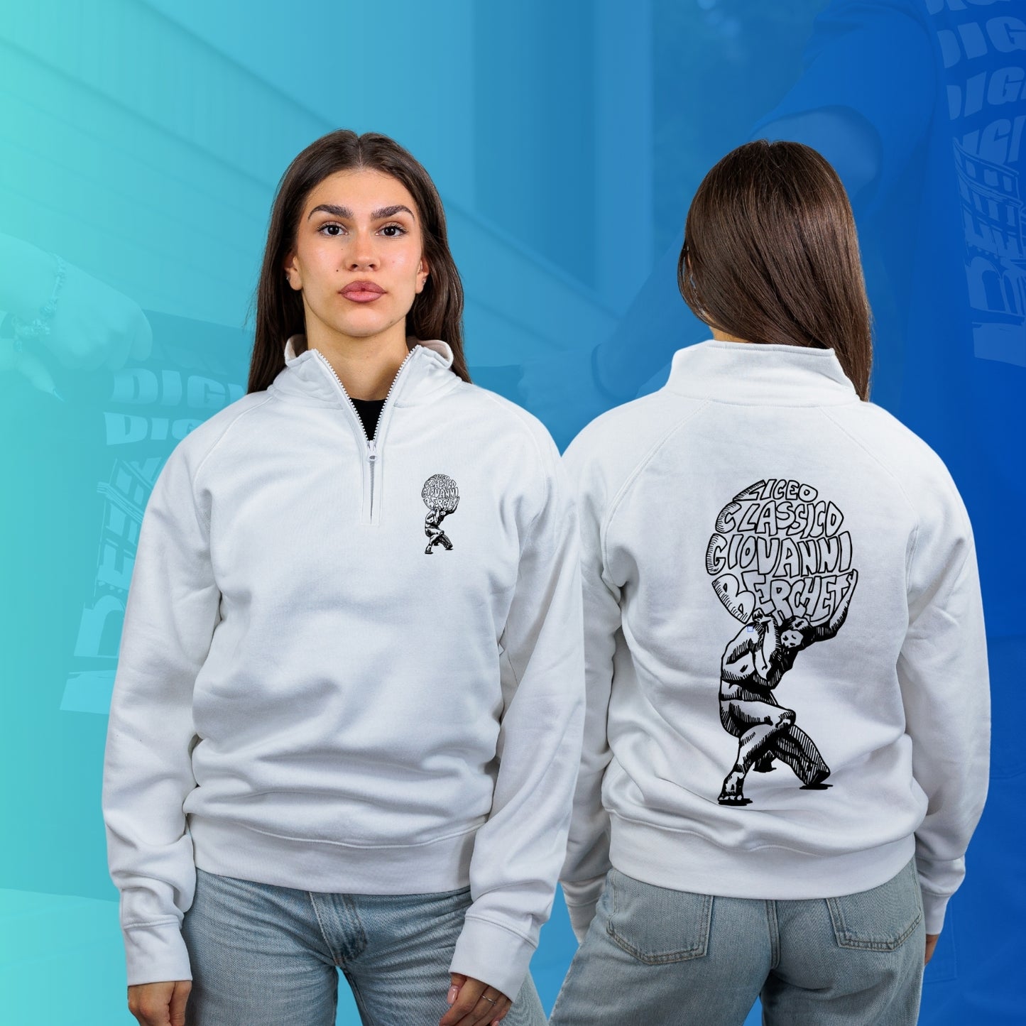 FELPA MEZZA ZIP BERCHET