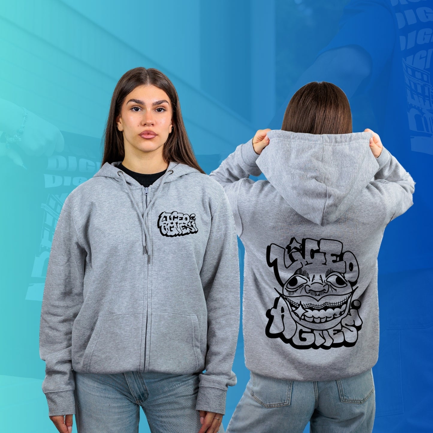 FELPA FULL ZIP AGNESI