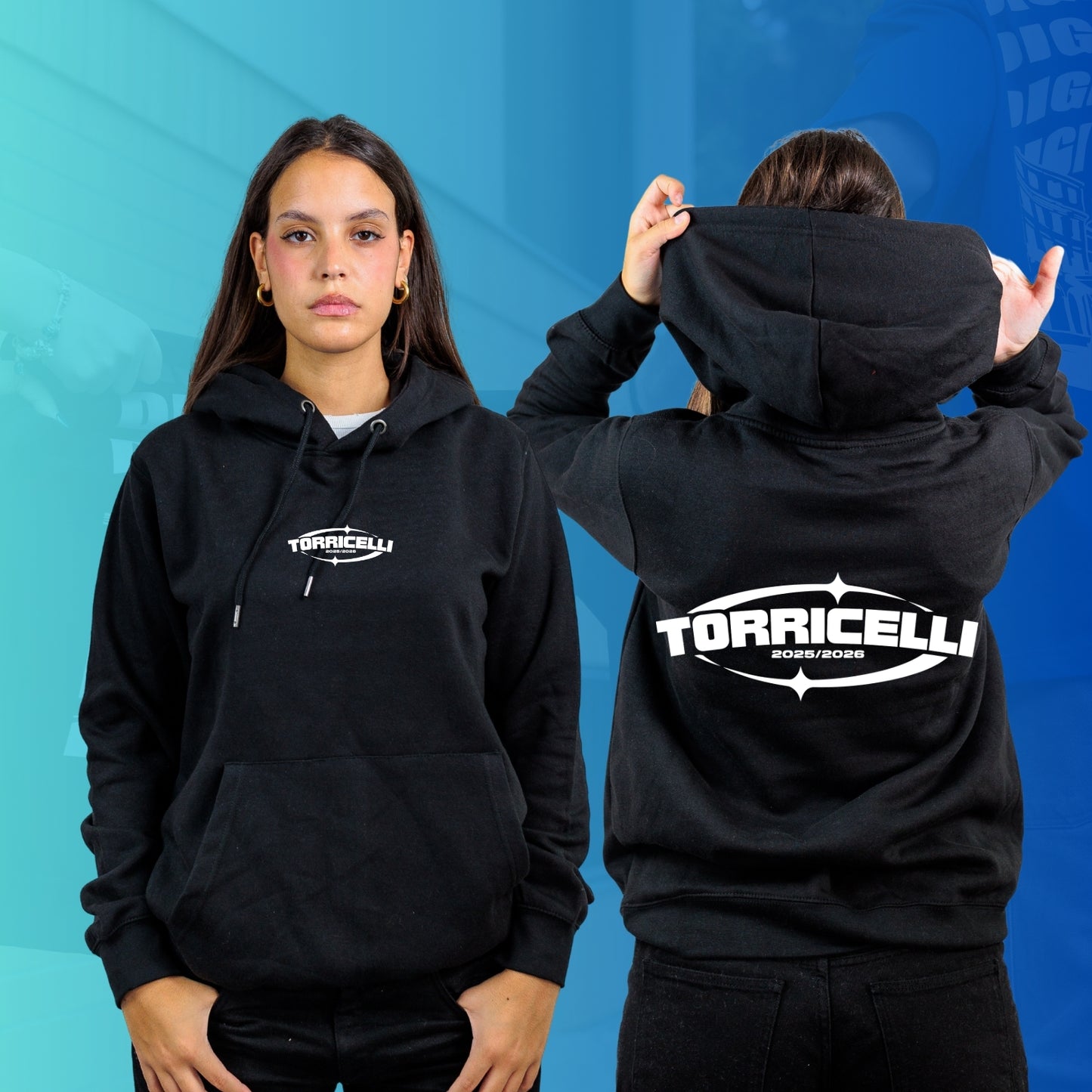 FELPA CON CAPPUCCIO TORRICELLI