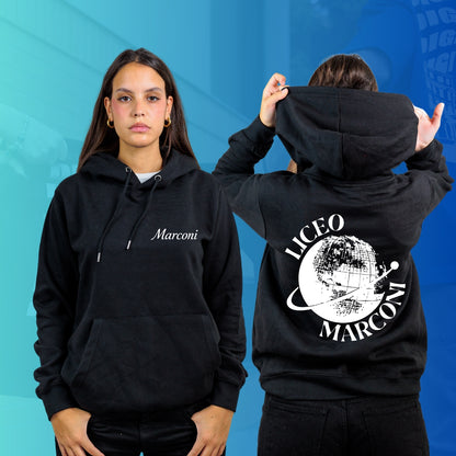 FELPA CON CAPPUCCIO MARCONI