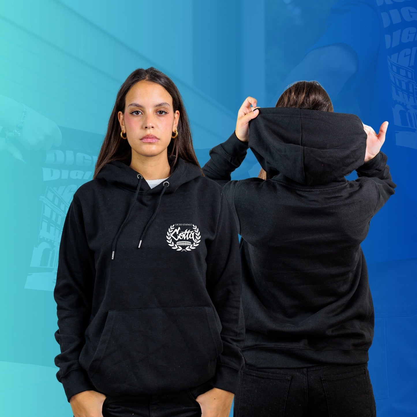 FELPA CON CAPPUCCIO COTTA 1