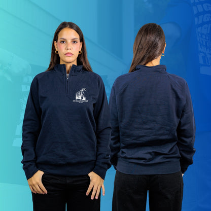 FELPA MEZZA ZIP CALVI