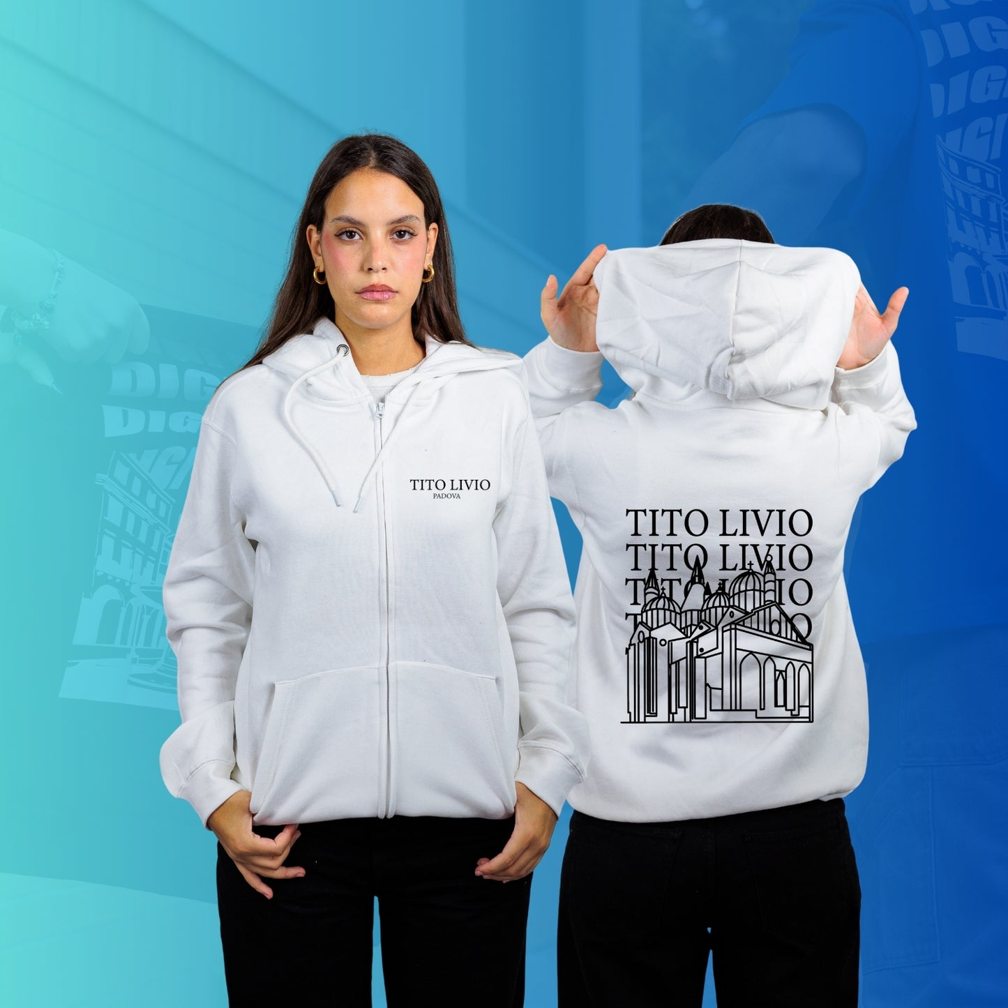 FELPA FULL ZIP mod 1 TITO LIVIO