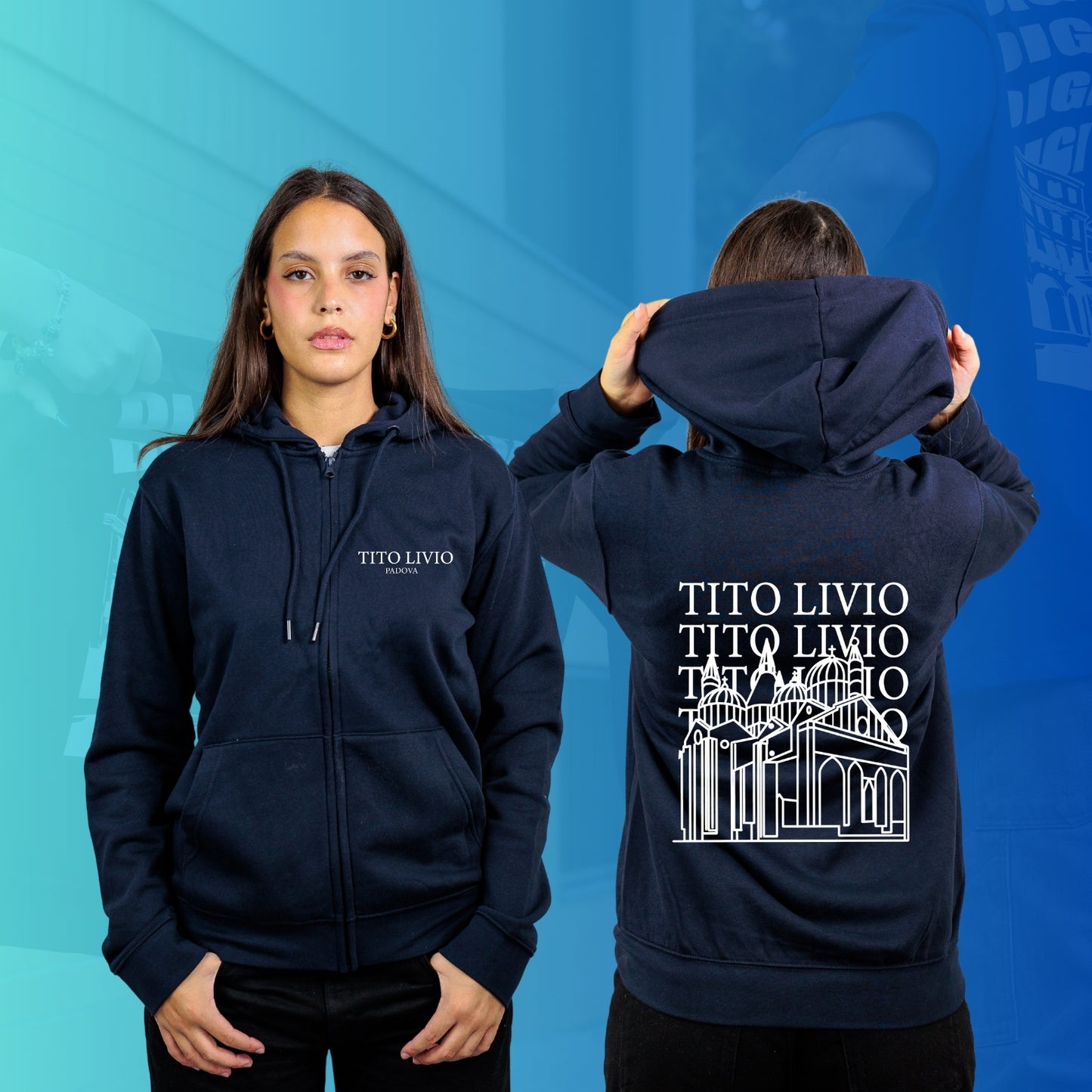 FELPA FULL ZIP mod 1 TITO LIVIO