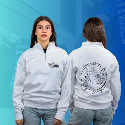 FELPA MEZZA ZIP FERMI