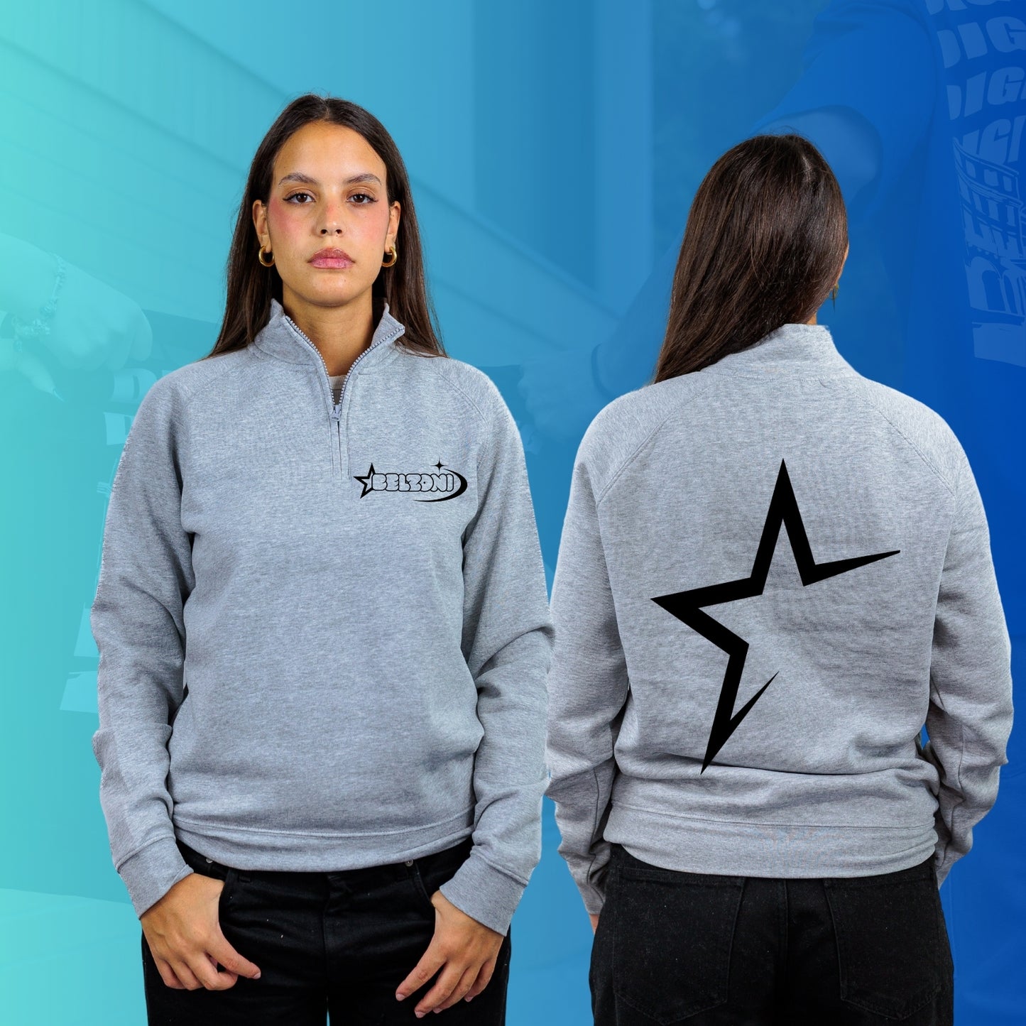 FELPA MEZZA ZIP mod2 BELZONI