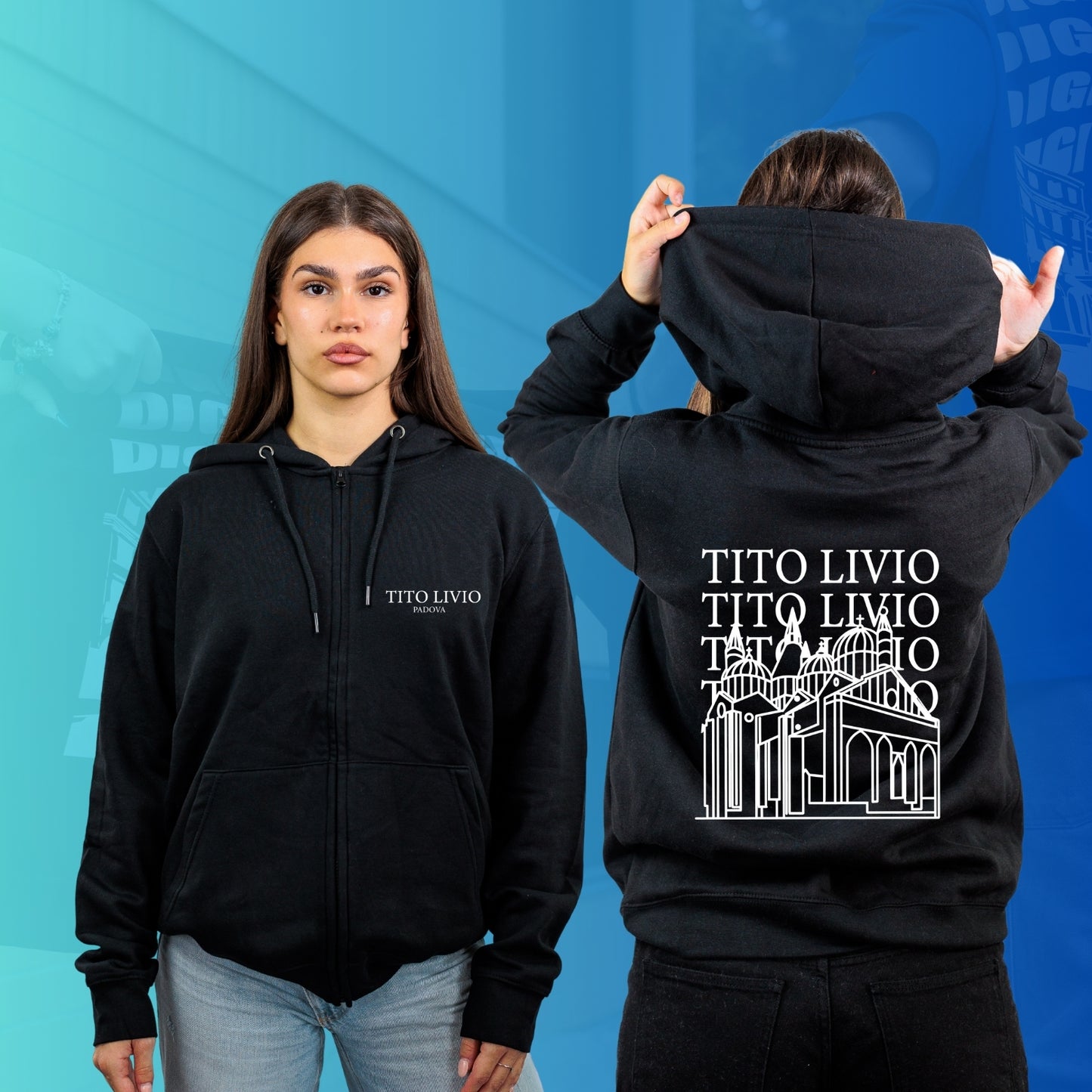FELPA FULL ZIP mod 1 TITO LIVIO