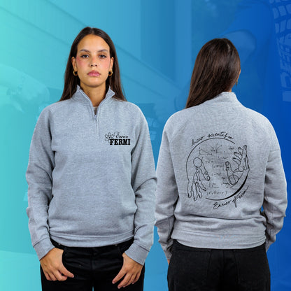 FELPA MEZZA ZIP FERMI