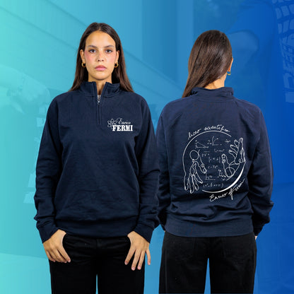 FELPA MEZZA ZIP FERMI