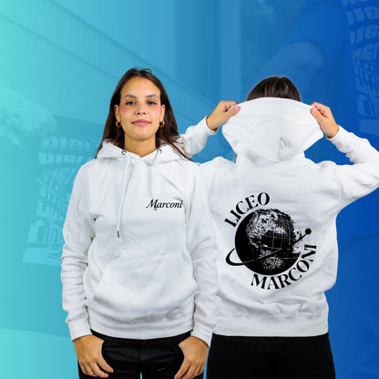 FELPA CON CAPPUCCIO MARCONI