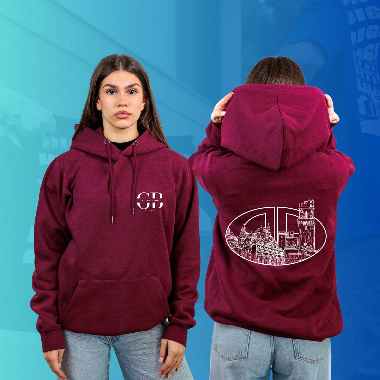 FELPA CON CAPPUCCIO mod3 BELZONI
