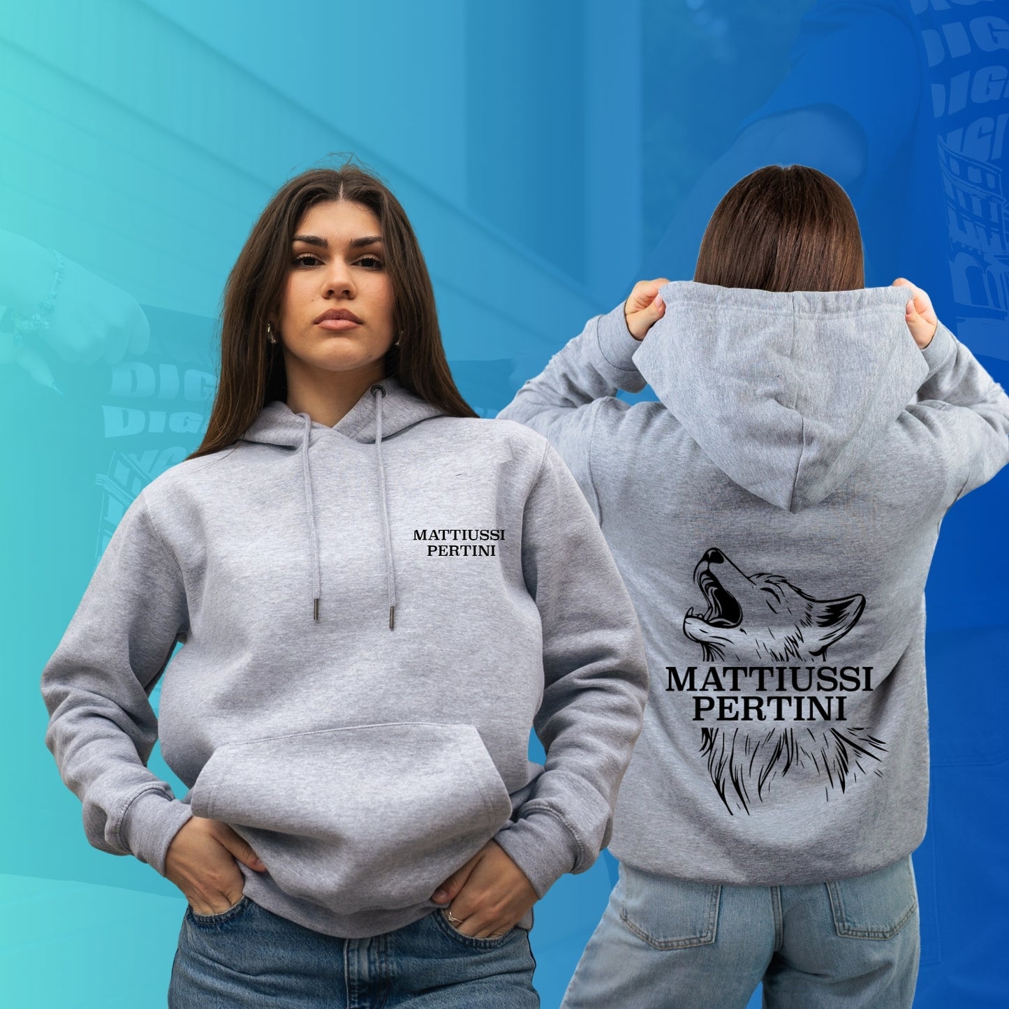 FELPA CON CAPPUCCIO MATTIUSSI PERTINI