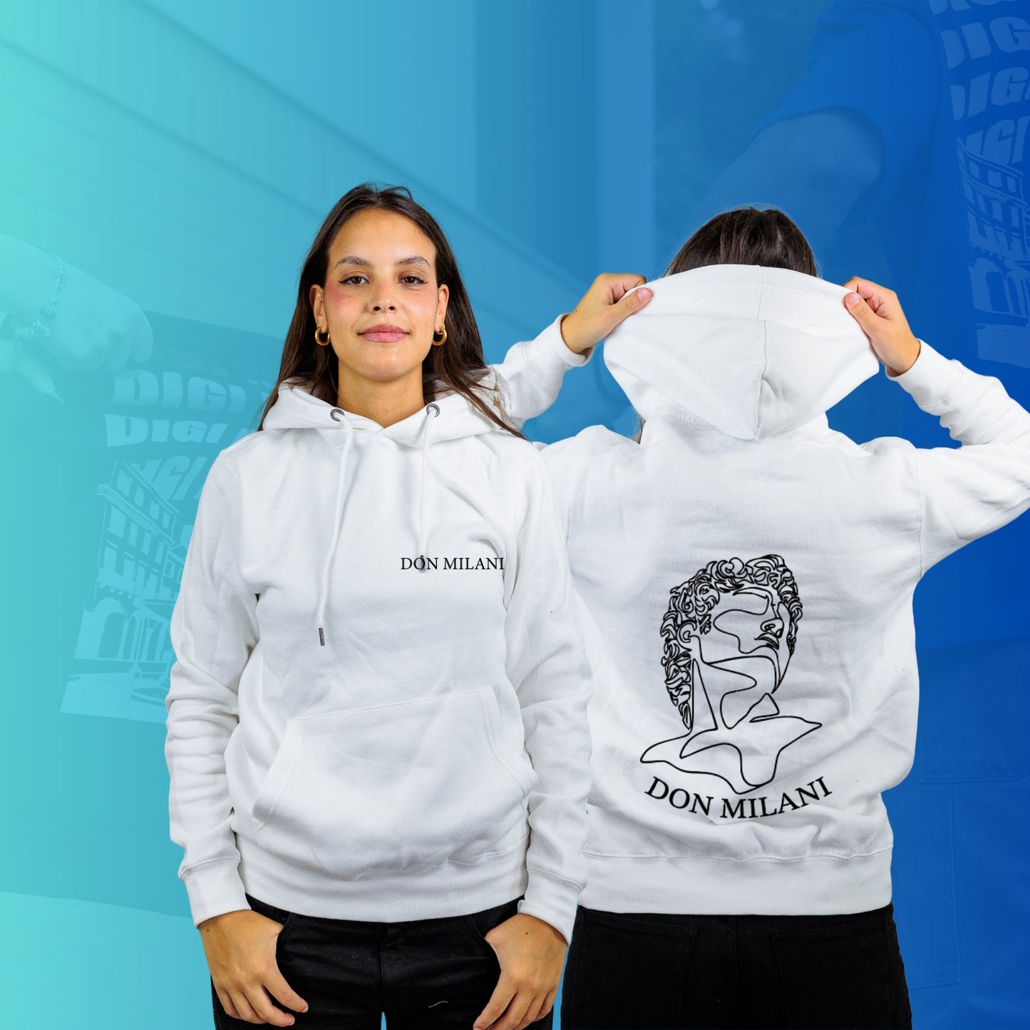 FELPA CON CAPPUCCIO DON MILANI